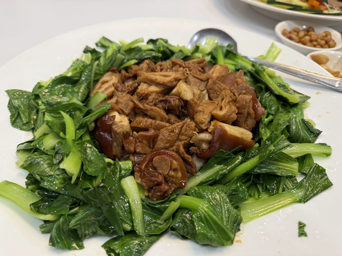 茂園餐廳滷五花肉與豬腳