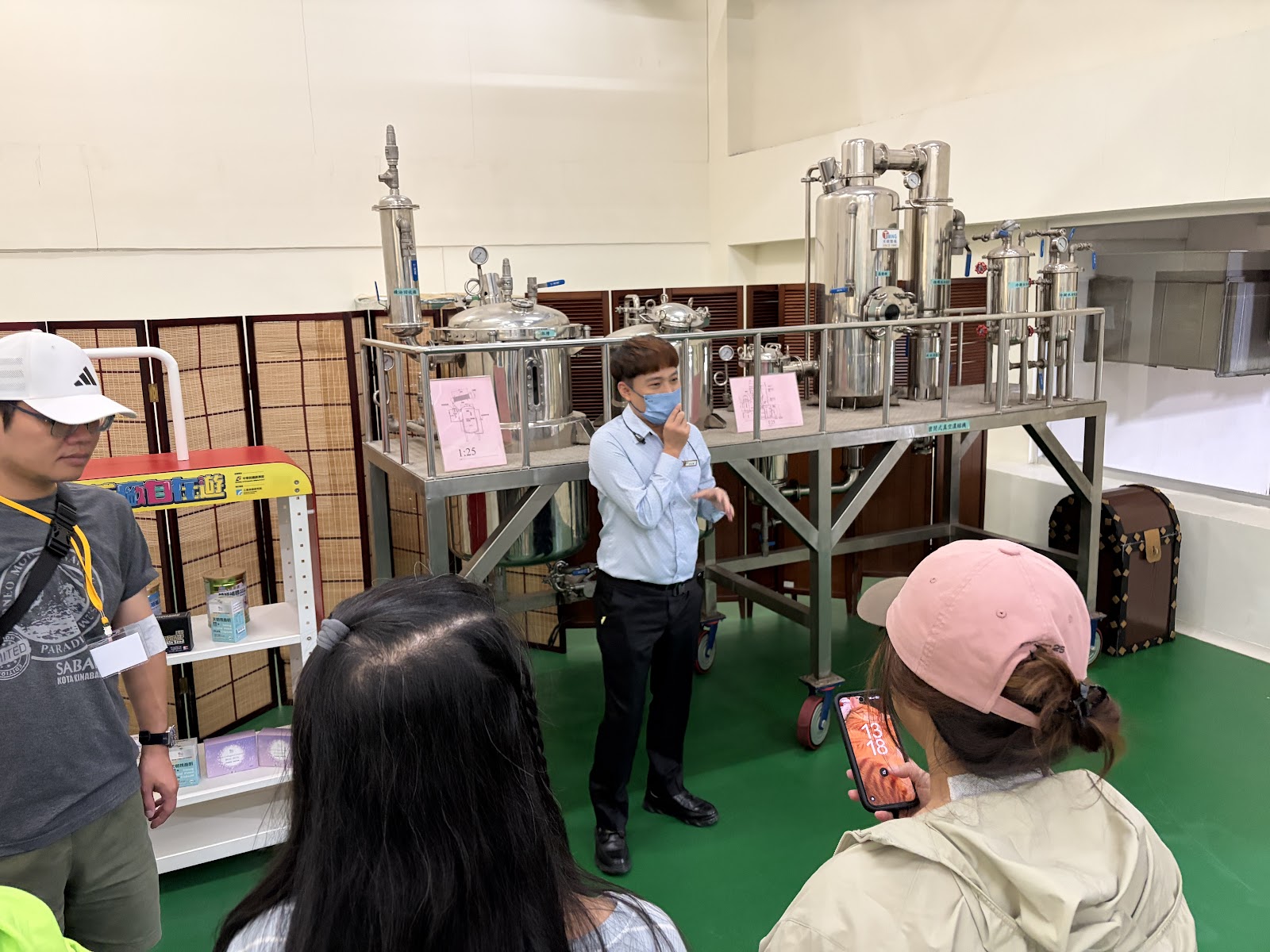 天明製藥農科觀光藥廠導覽中藥萃取設備