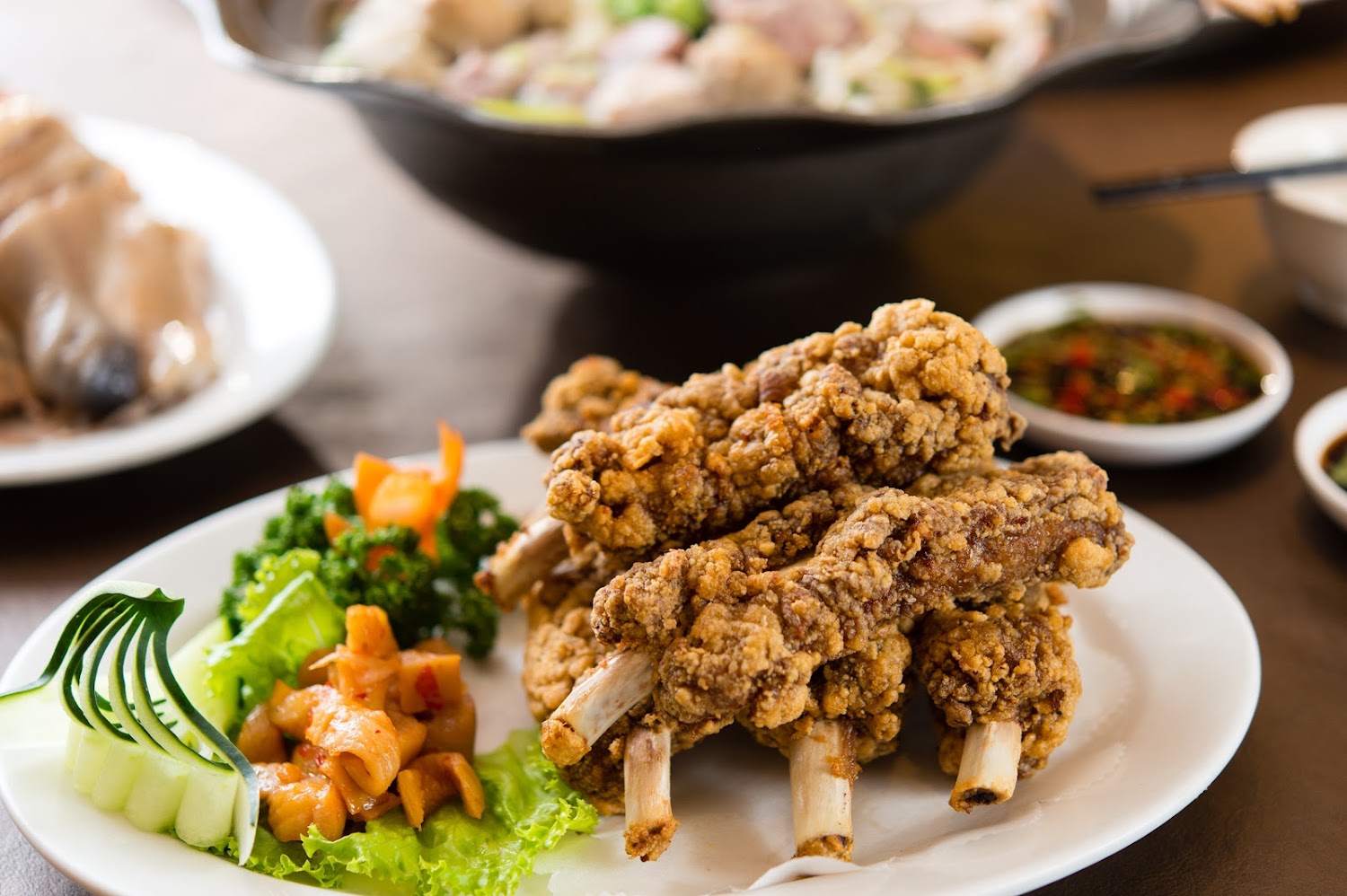 興蓬萊台菜海鮮餐廳酥炸排骨