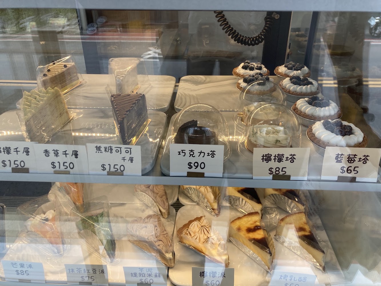 浮生咖啡蛋糕甜點櫃