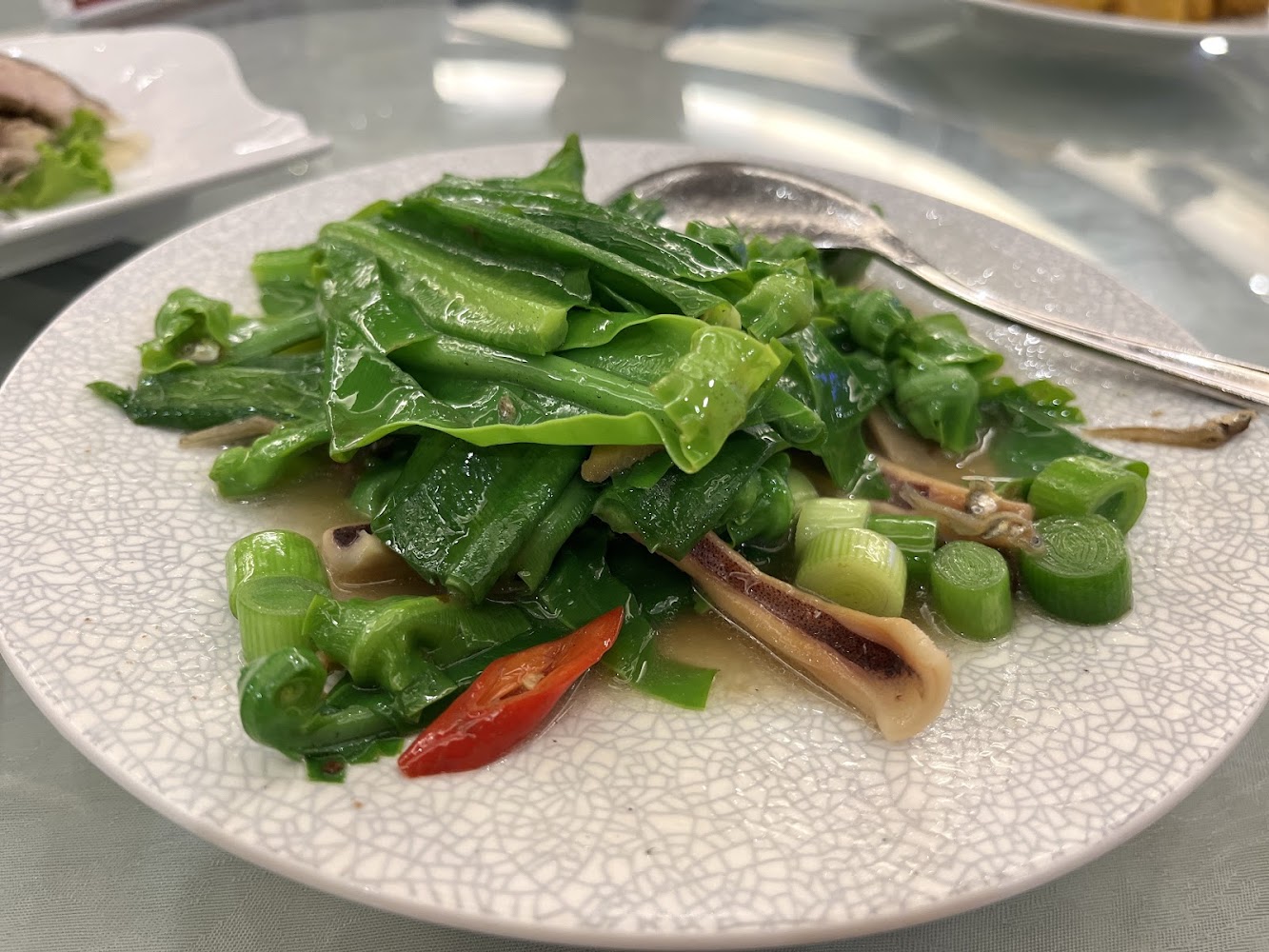 蓬萊邨台菜餐廳炒青菜