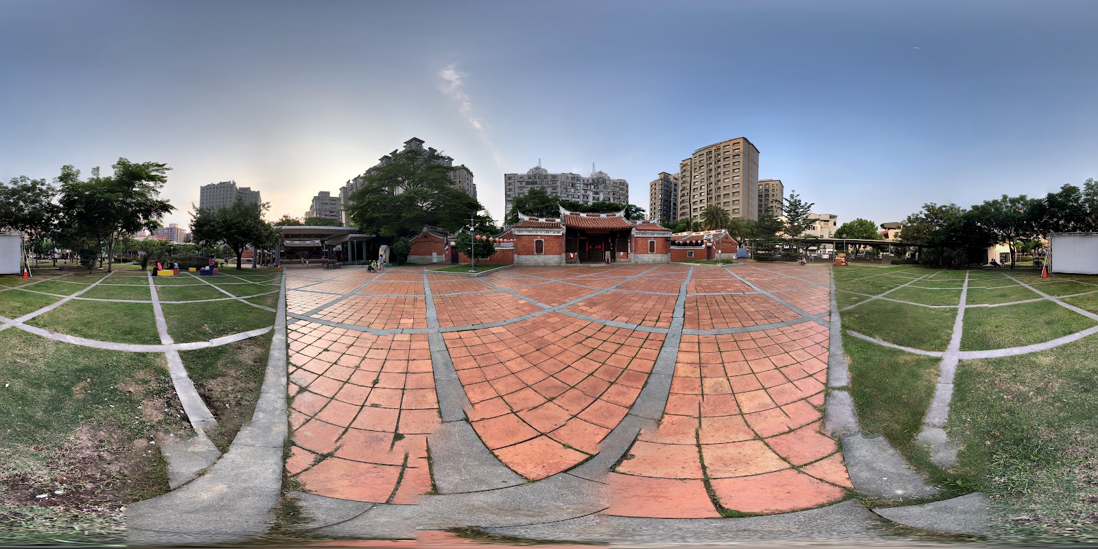 台中民俗公園戶外綠地與鵝鴨漫步，自然生態親子遊憩區