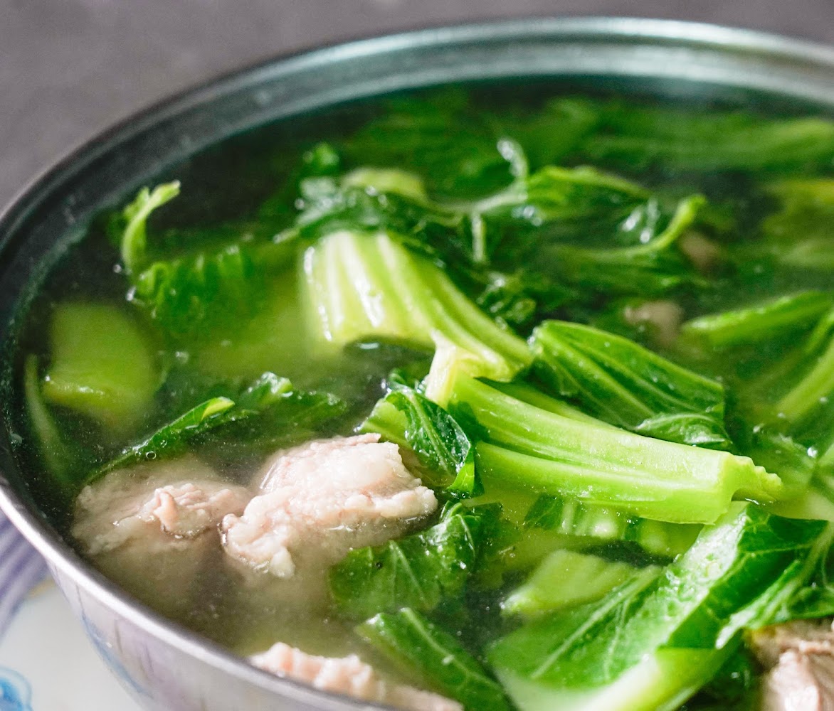 杉木林餐廳青菜排骨湯