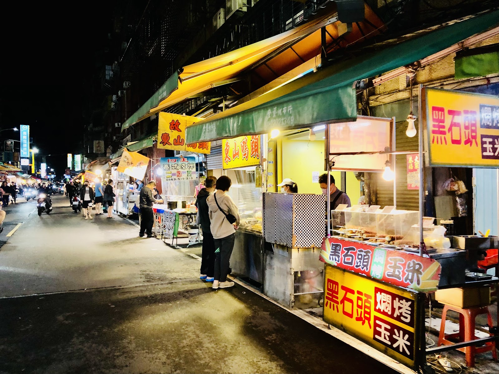 五股工業區夜市夜景攤位街景