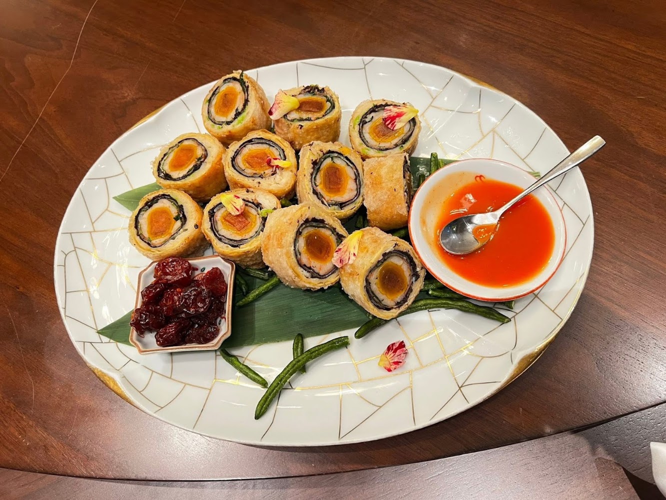 山海樓炸捲切片料理