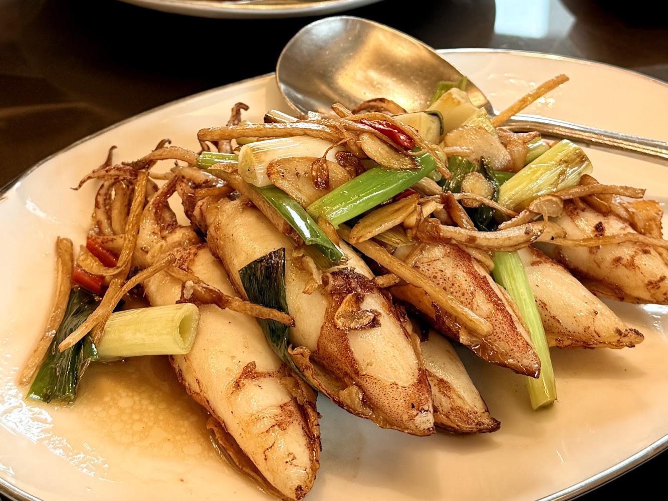 米香台菜餐廳炒魷魚料理