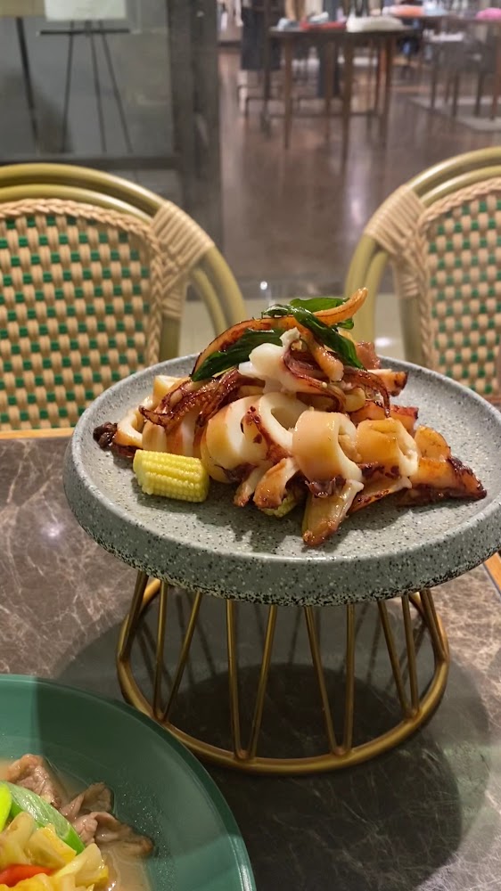 炒魷魚料理