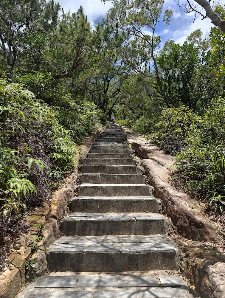 軍艦岩親山步道階梯林徑
