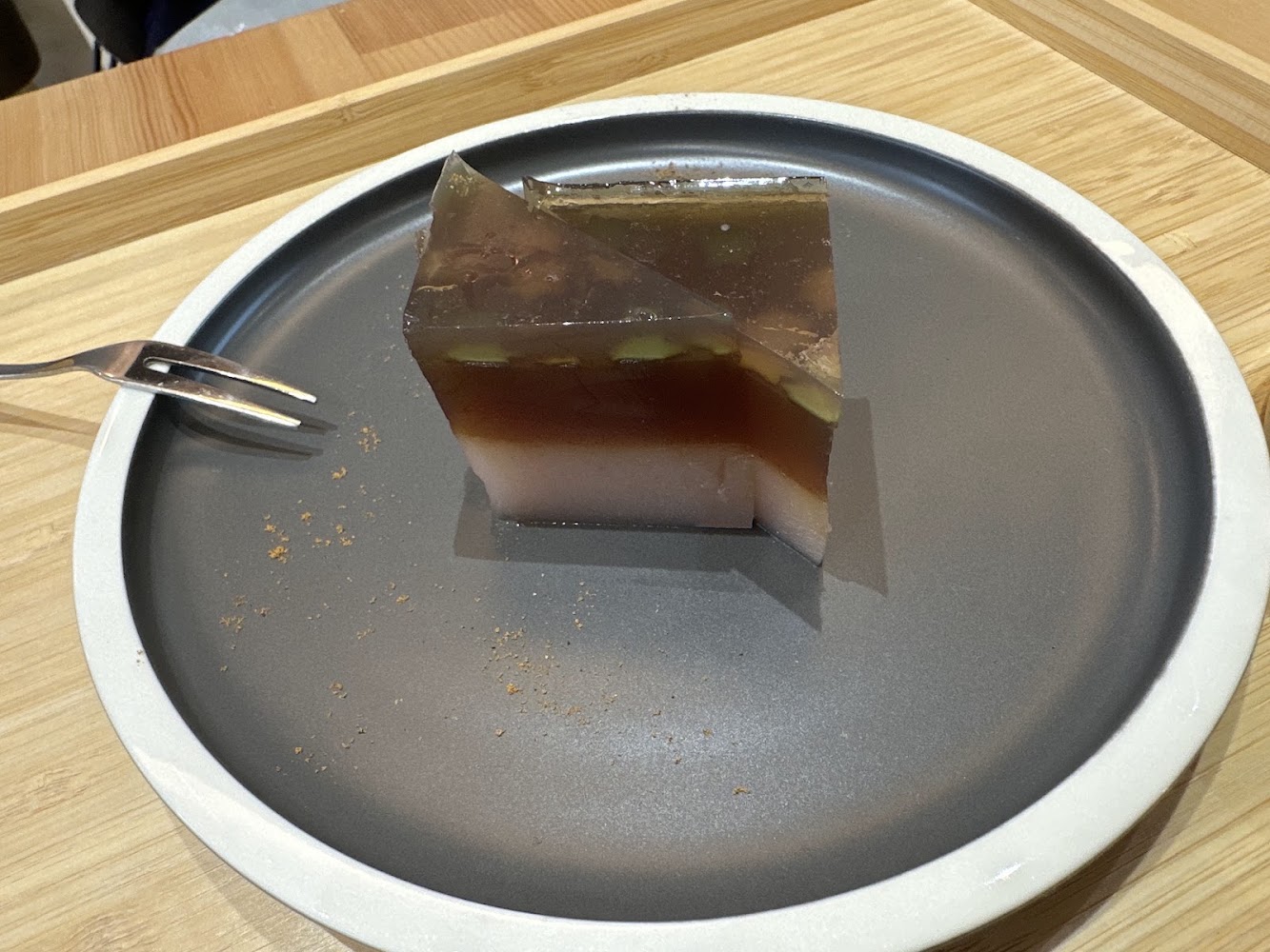 綠11 和洋菓子透明分層羊羹