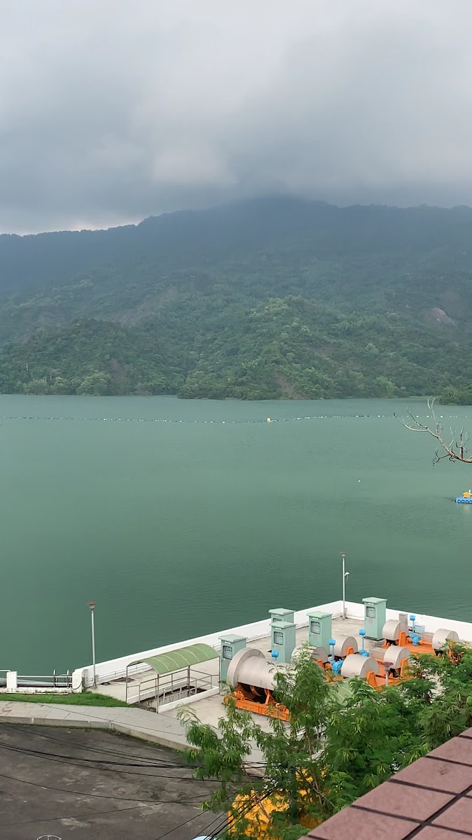 南化水庫翡翠綠湖面近景