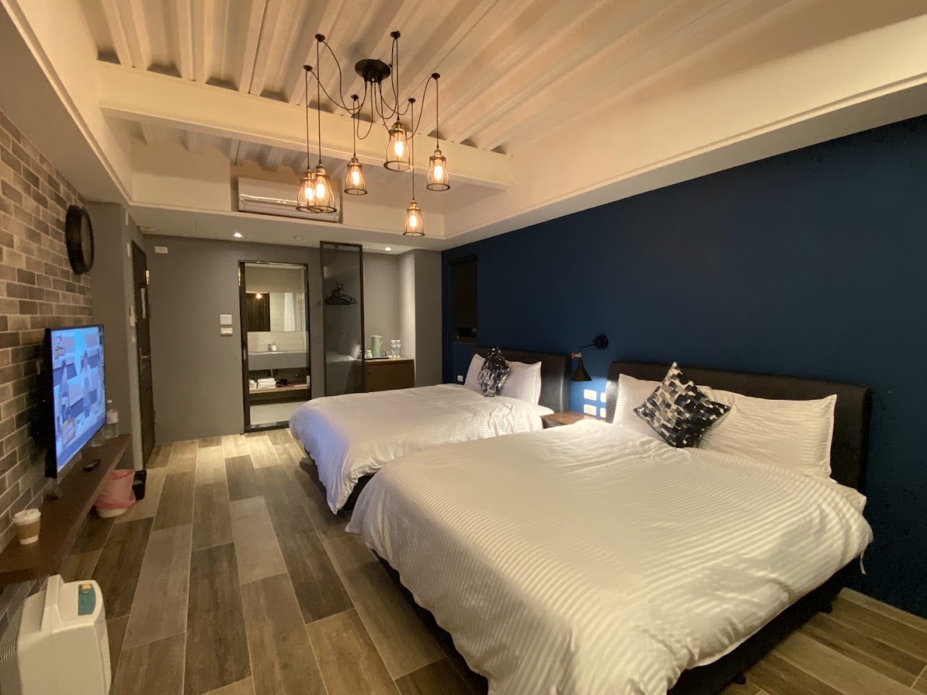 溪頭盛軒森林會館雙床房型
