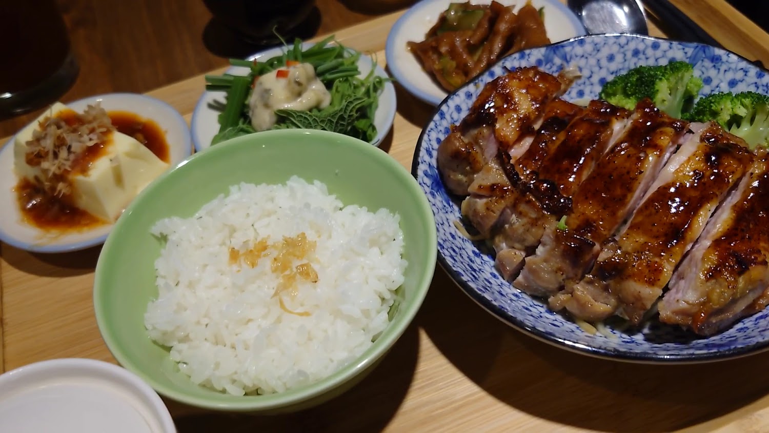 照燒雞腿肉定食套餐