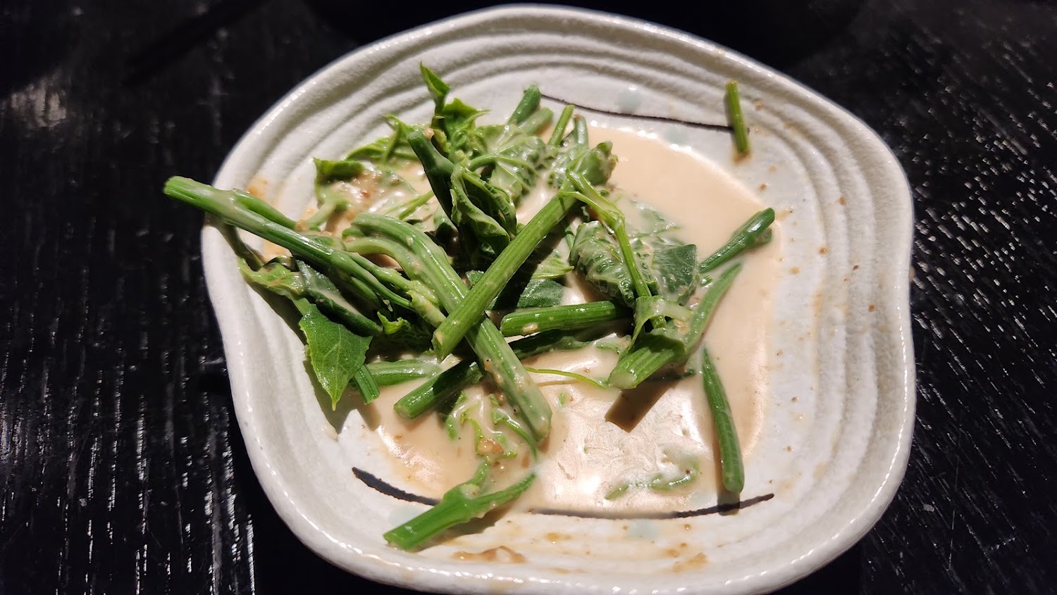 真心台菜胡麻空心菜