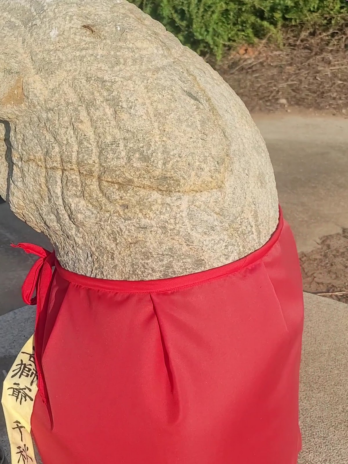 金門田墩風獅爺側面照