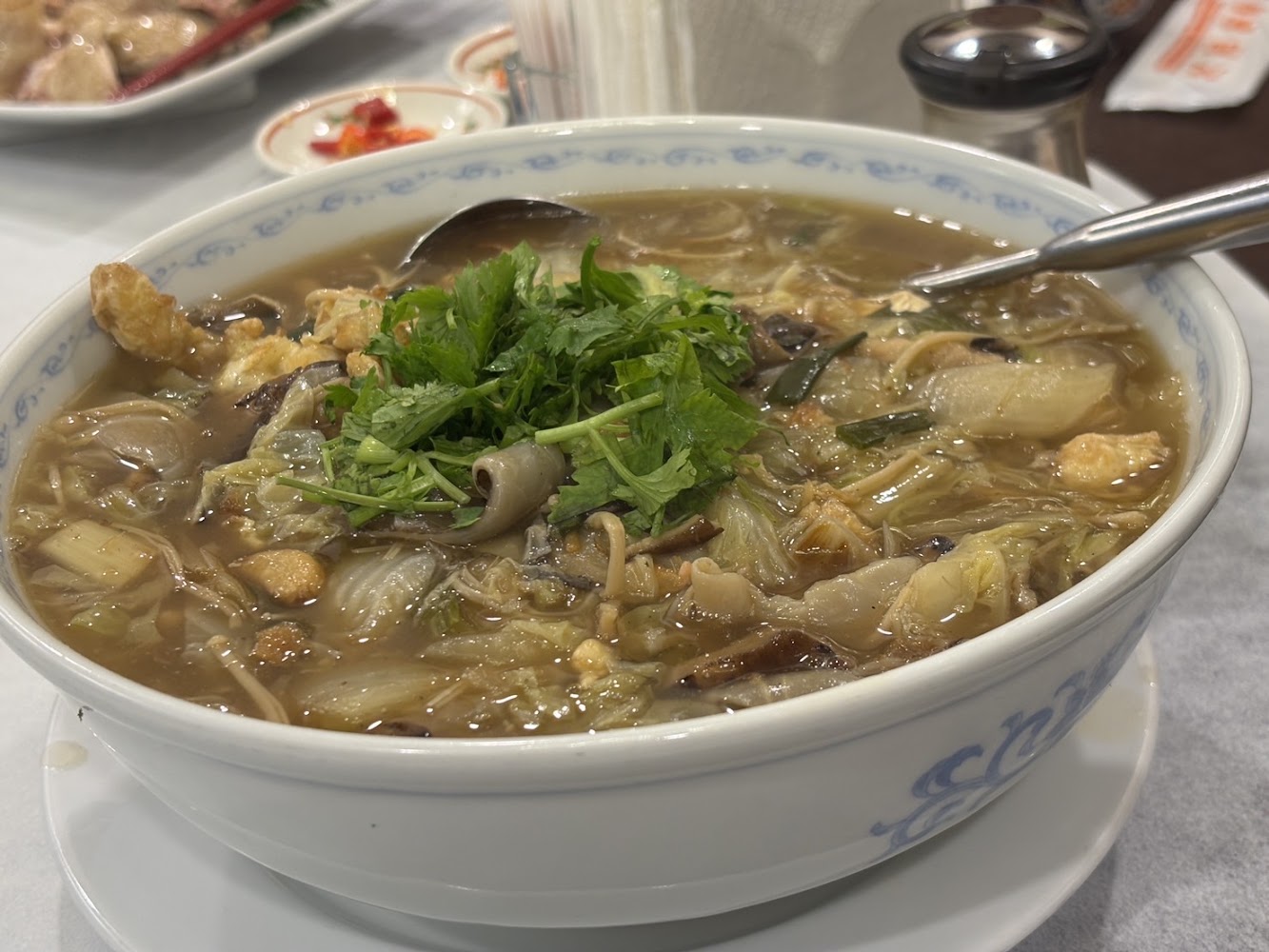 茂園餐廳勾芡白菜羹湯