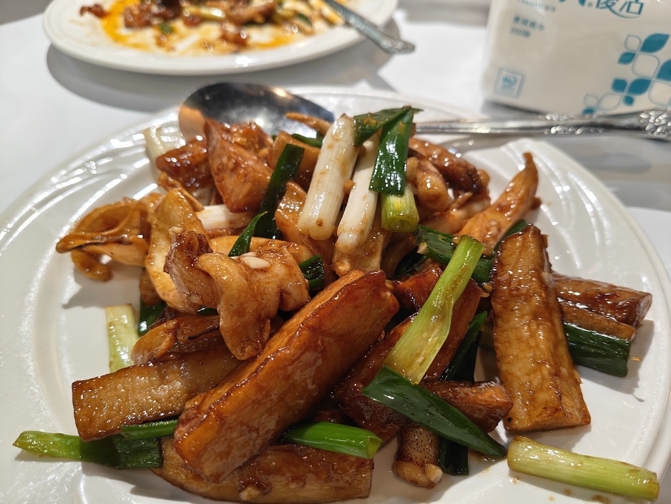 熱炒雞肉與茭白筍