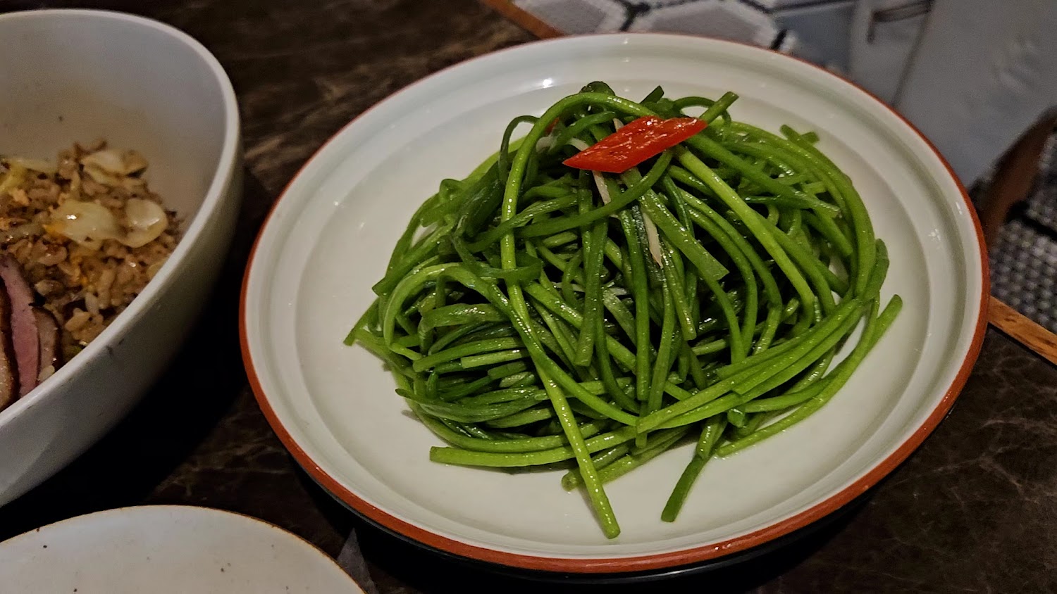 清炒空心菜梗
