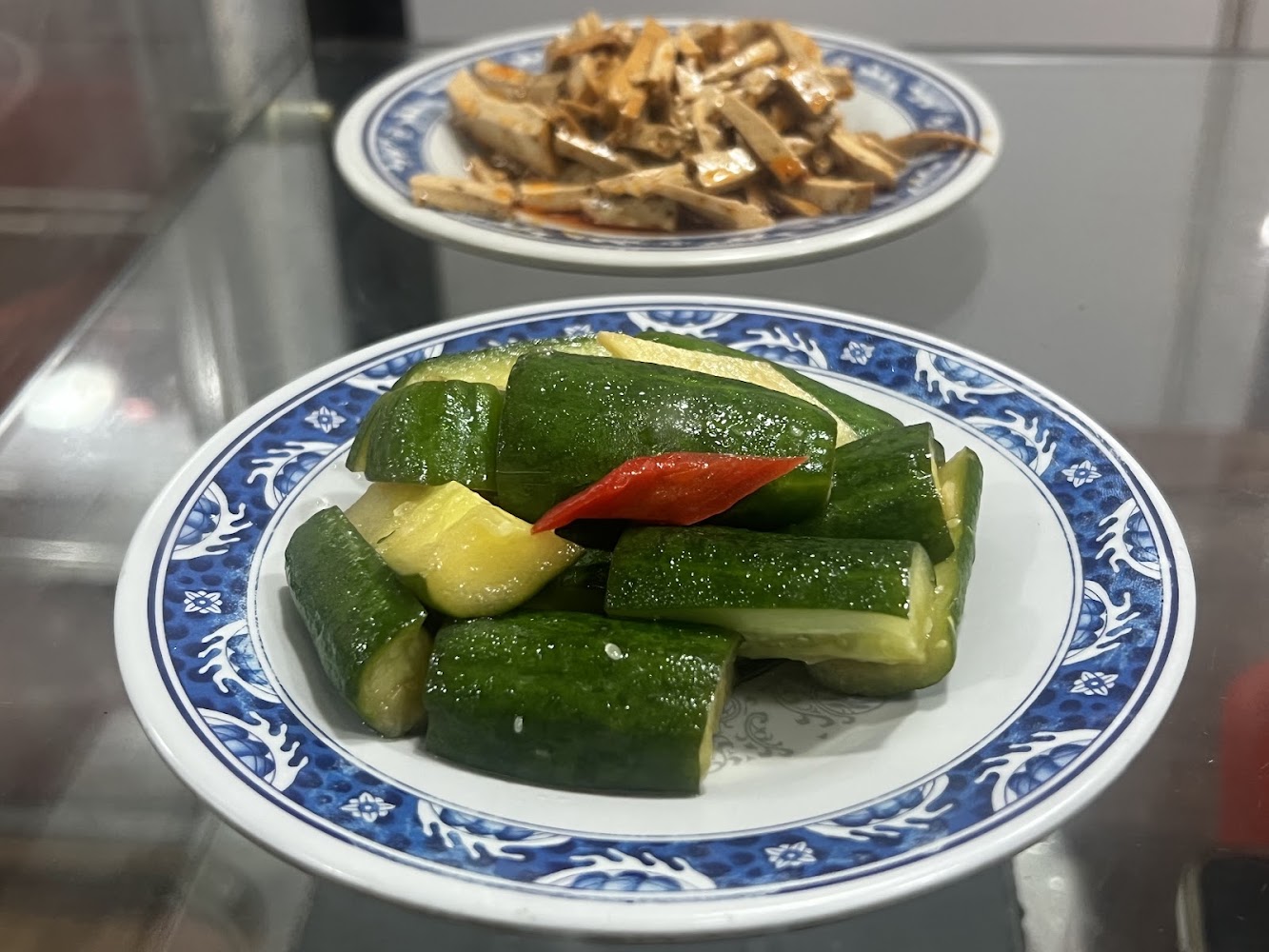 涼拌黃瓜與豆干絲