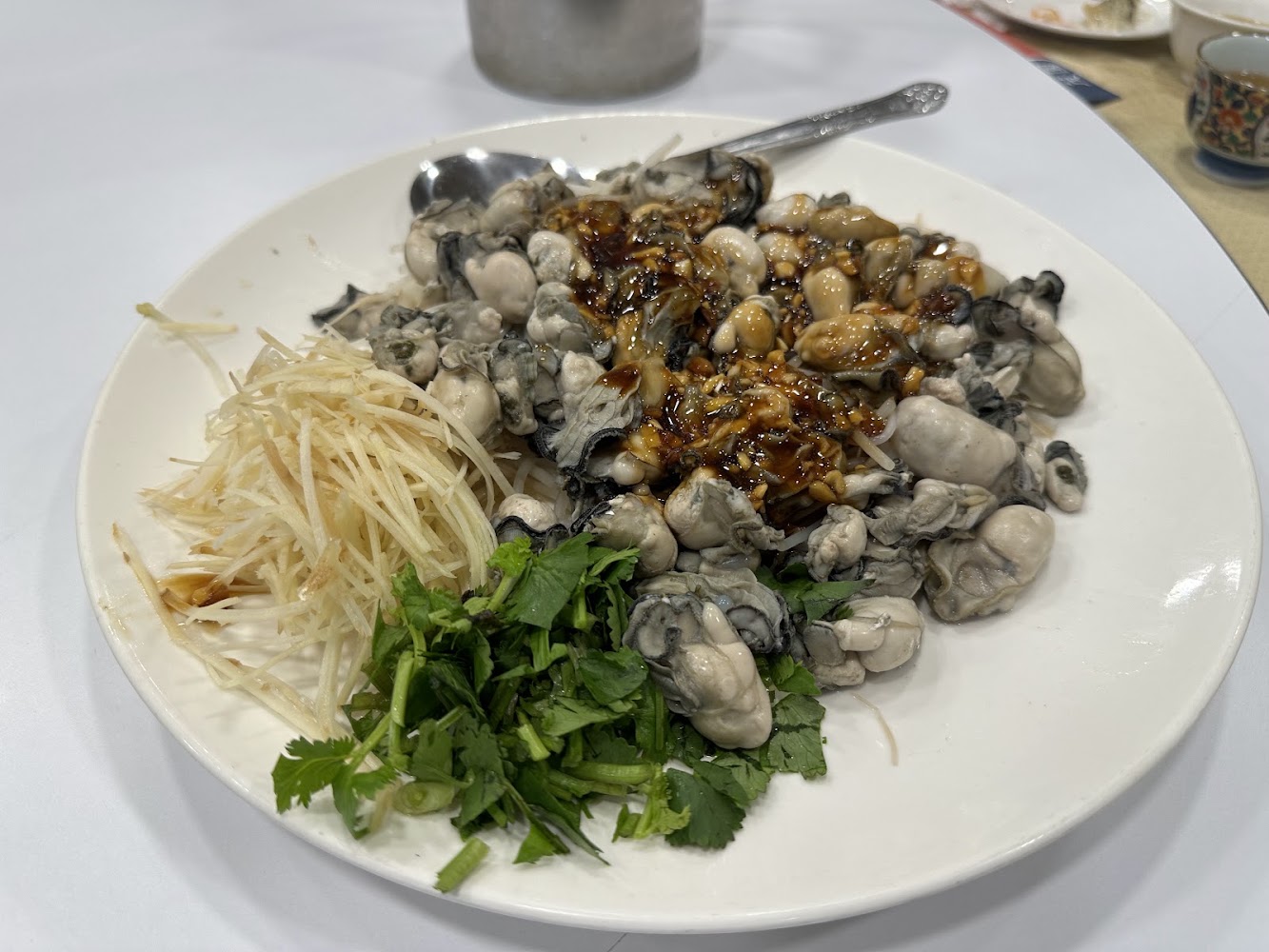 茂園餐廳蒜泥鮮蚵