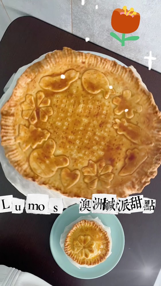 兩款澳洲風味派外觀展示
