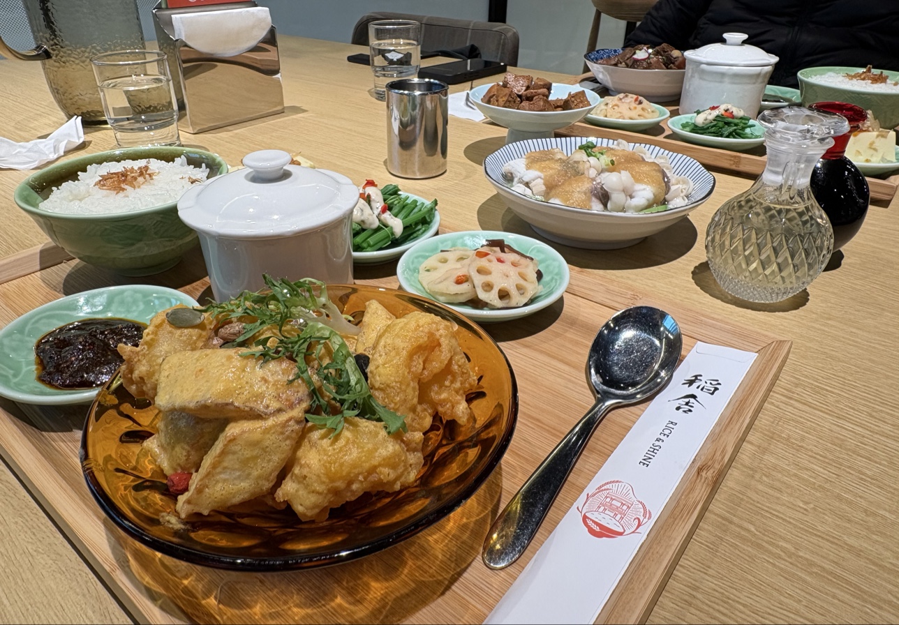 中式套餐桌面細節
