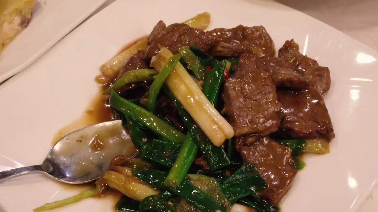 欣葉台菜南西店蔥爆牛肉