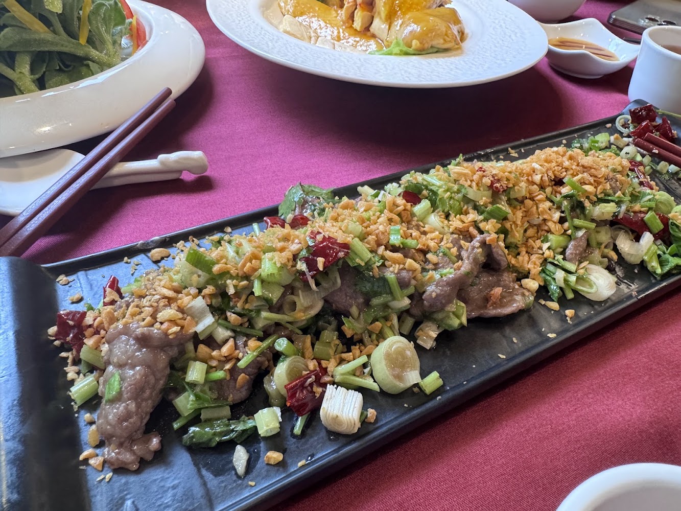 金賞軒蒜酥蔥花中式菜餚