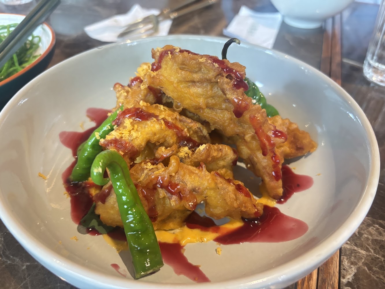 炸物淋醬料理