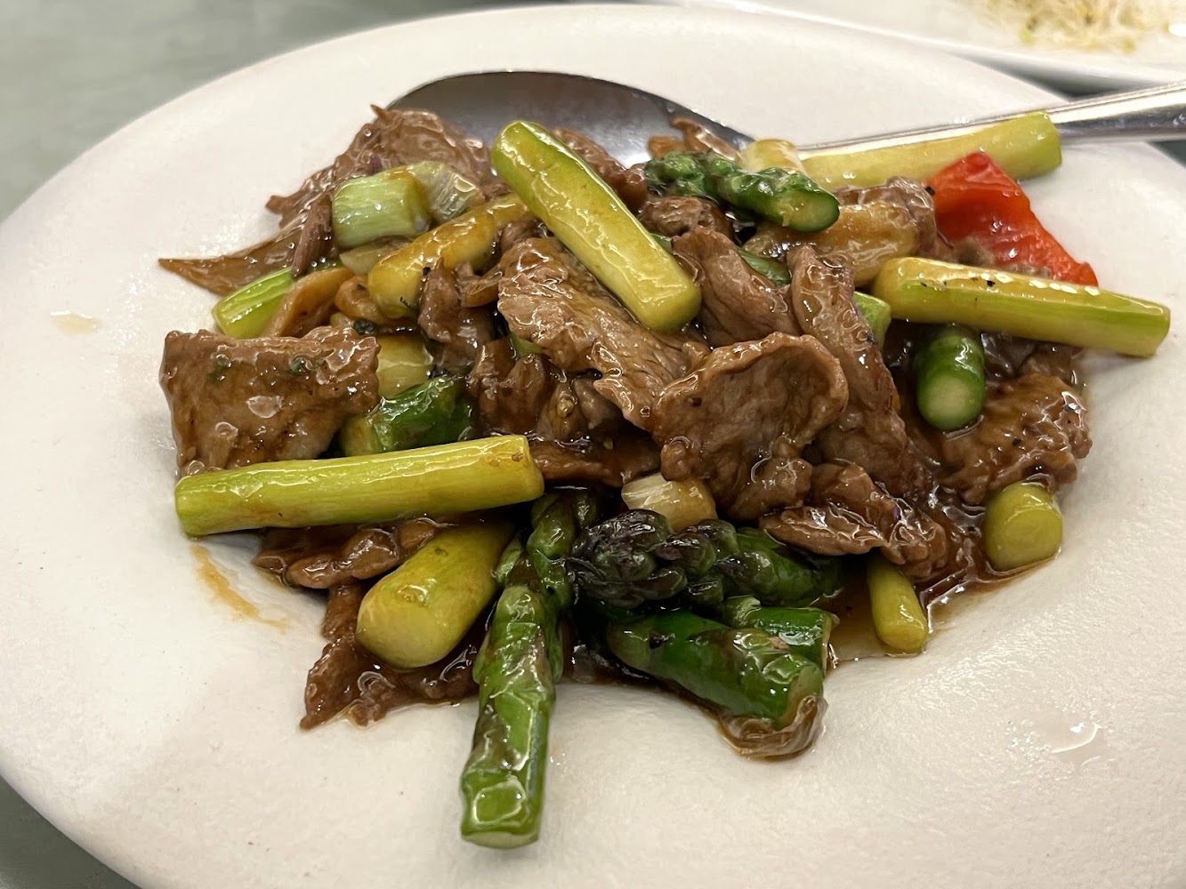 蓬萊邨台菜餐廳炒牛肉