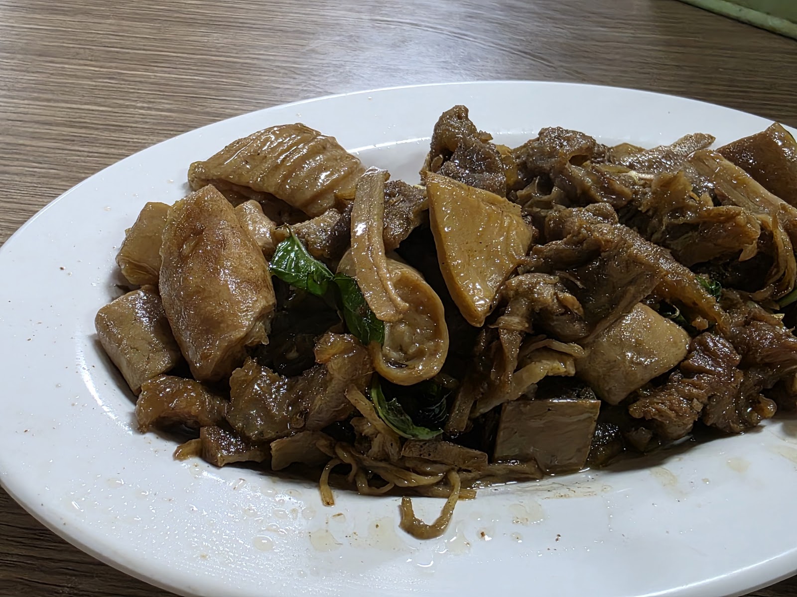 牛肉友炒牛肚料理