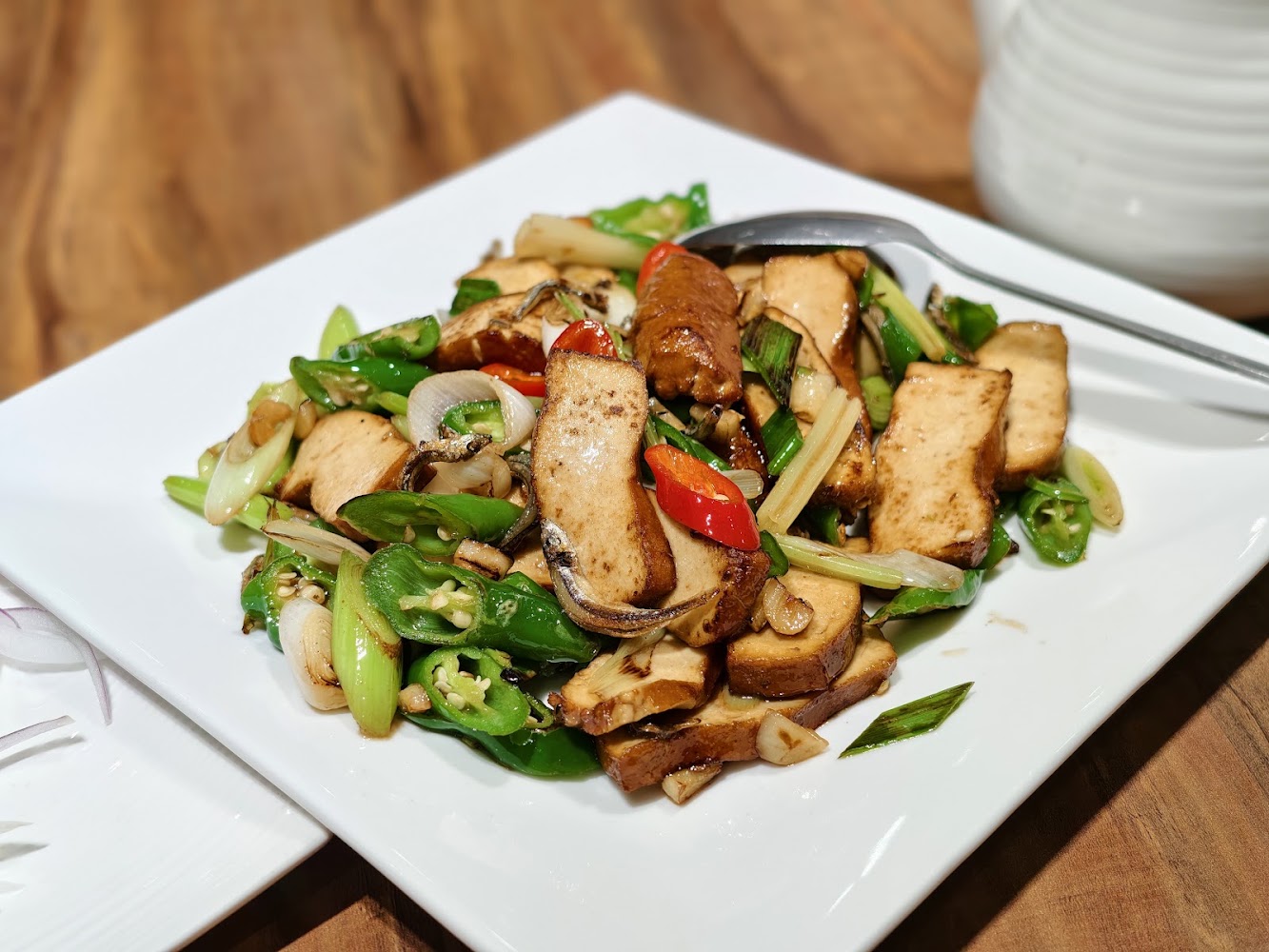 豆腐熱炒料理