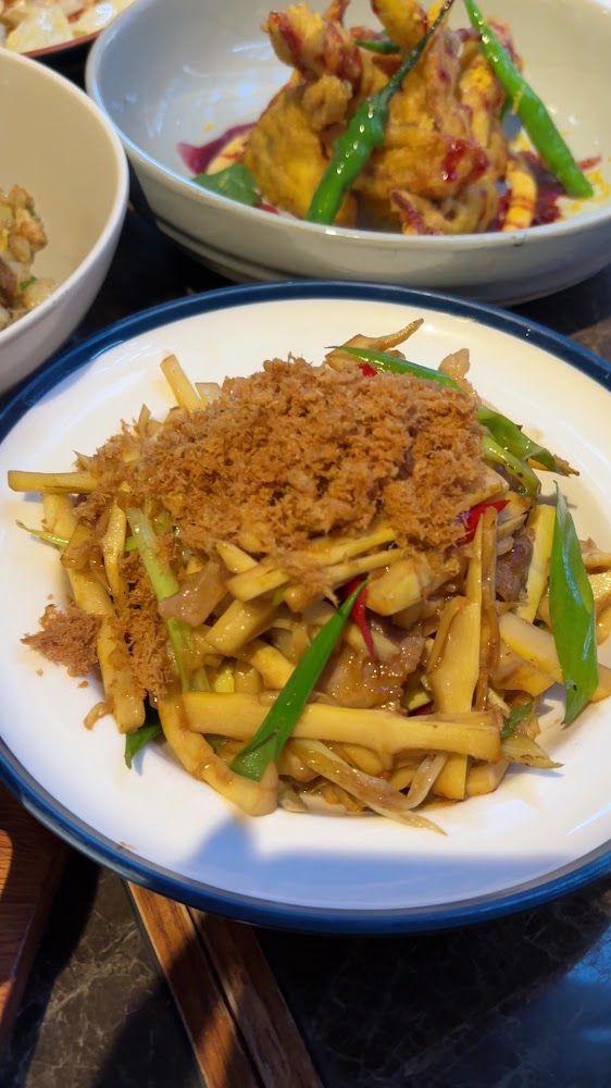 炒筍片料理