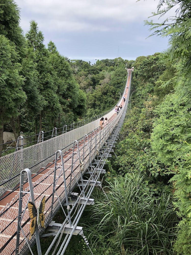微笑天梯觀景台遠望天空之橋