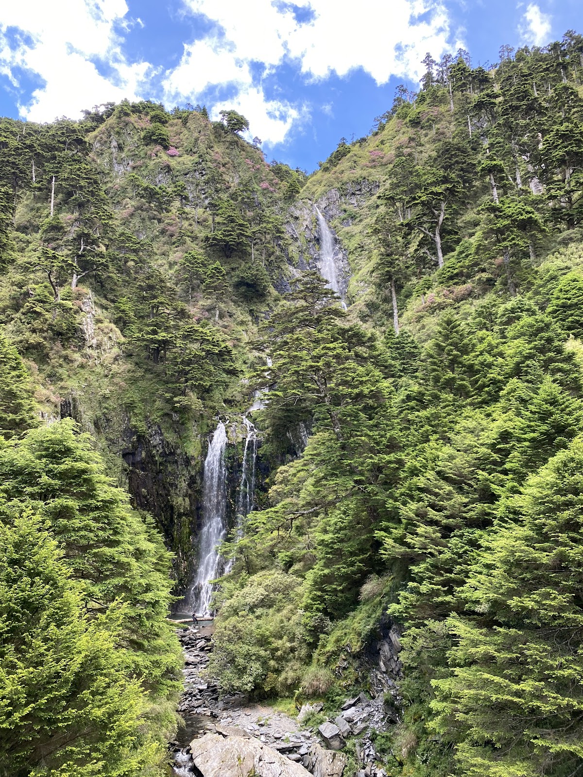 紅香瀑布森林多層水瀑
