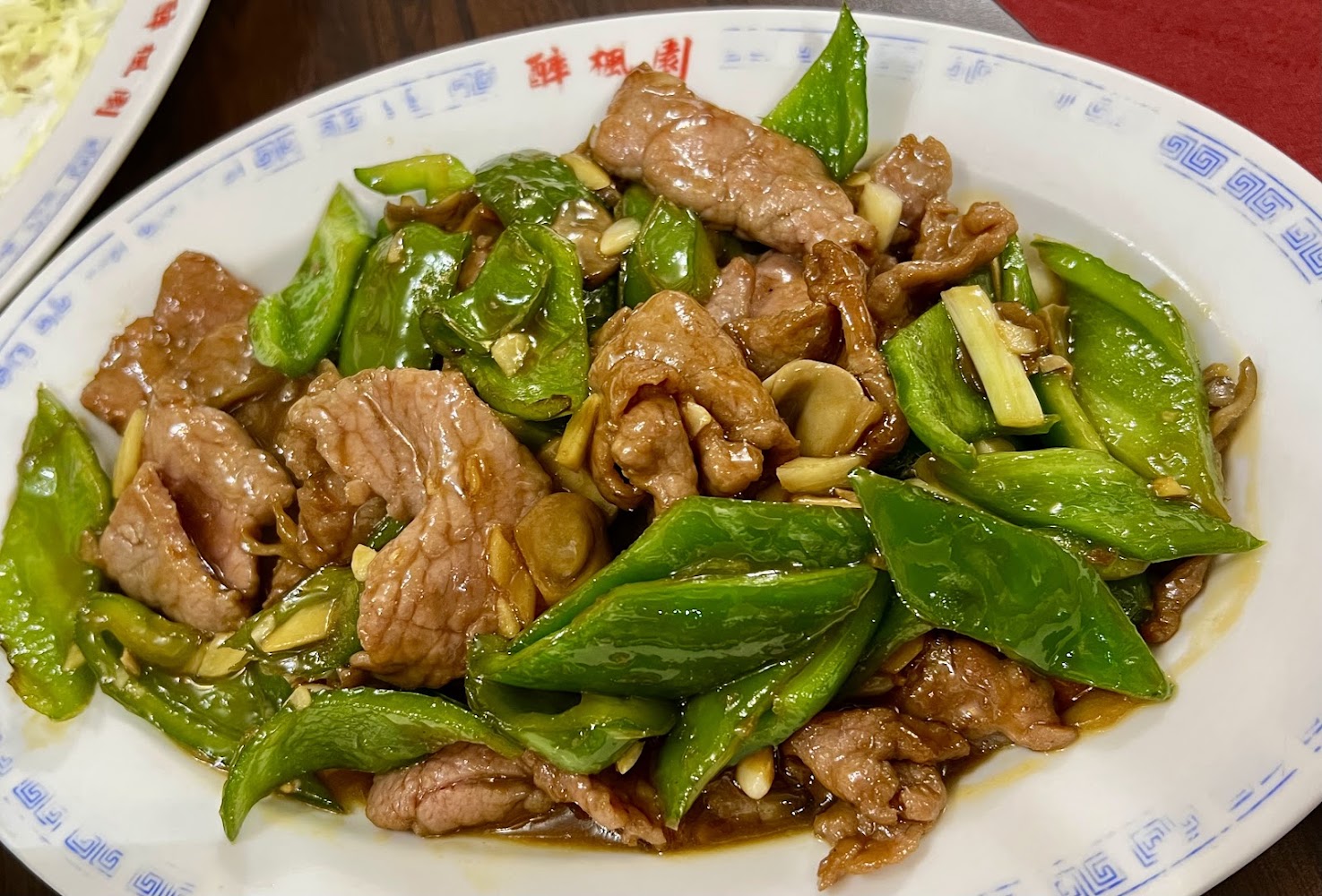 青椒牛肉料理