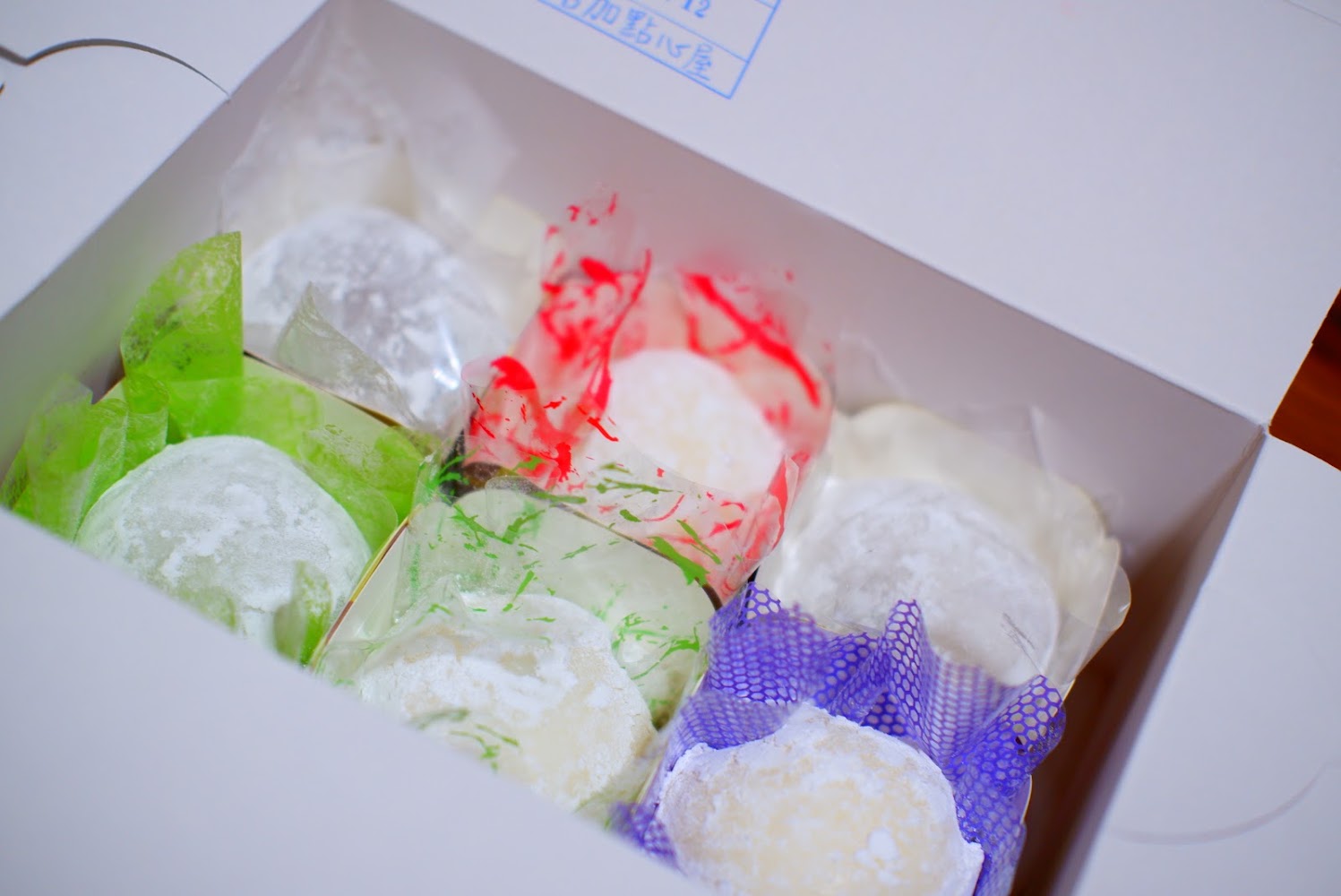 六顆彩色包裝雪梅娘禮盒