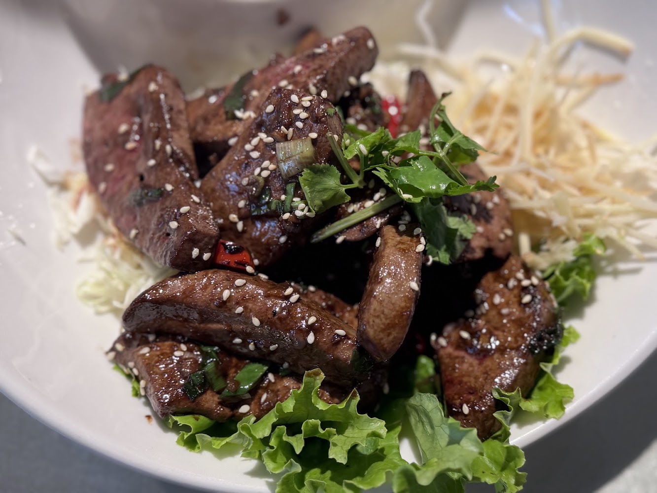 金賞軒炒豬肝料理