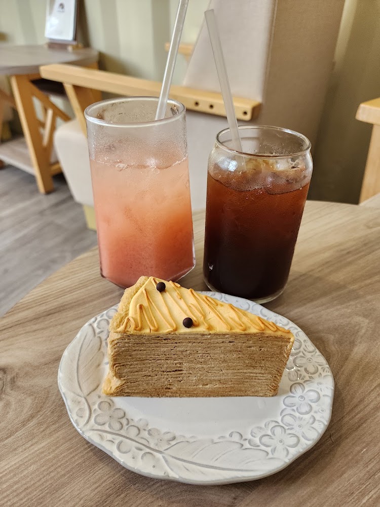 浮生咖啡千層蛋糕與飲品