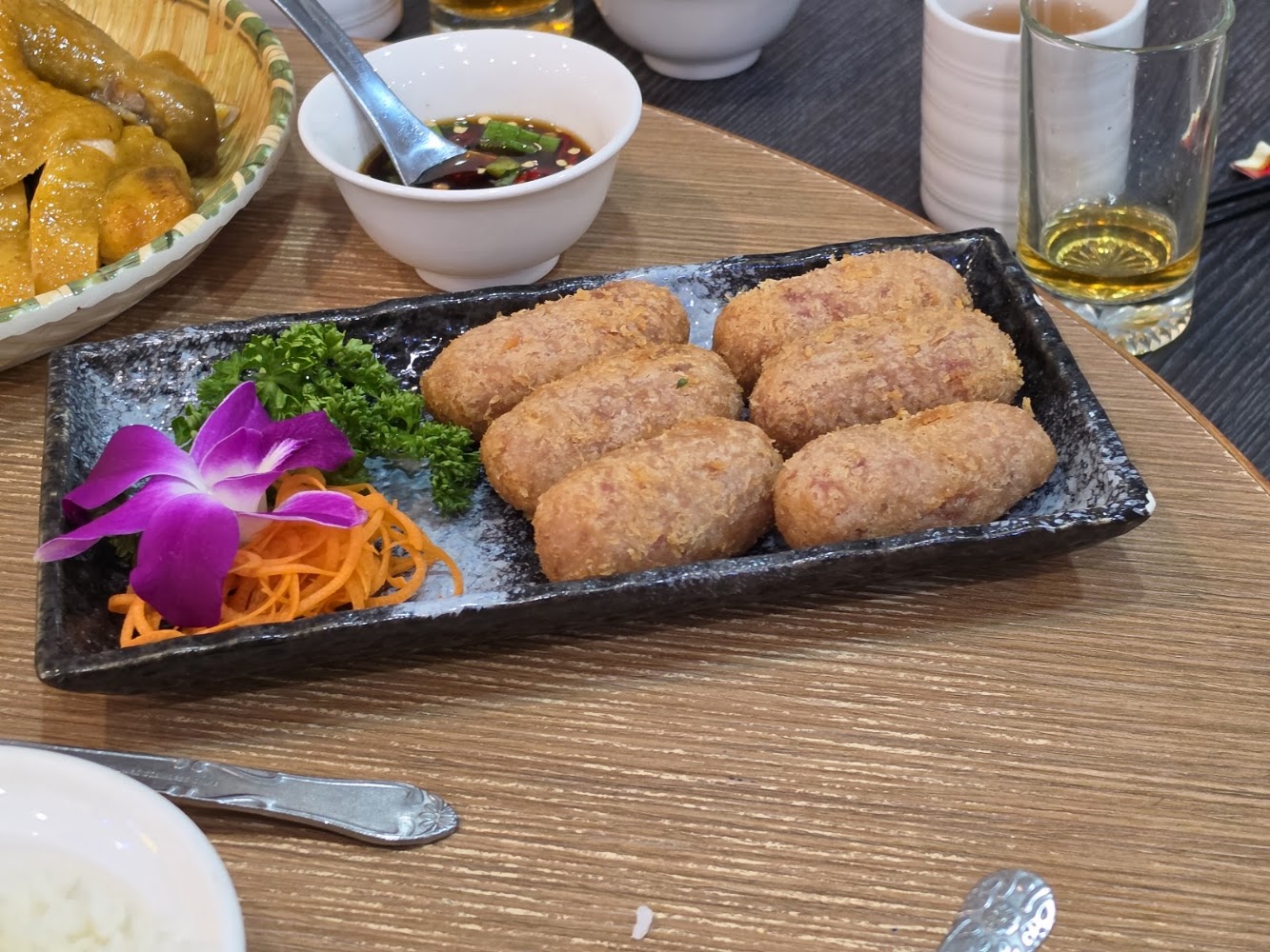 蓬萊台菜餐廳炸丸子料理