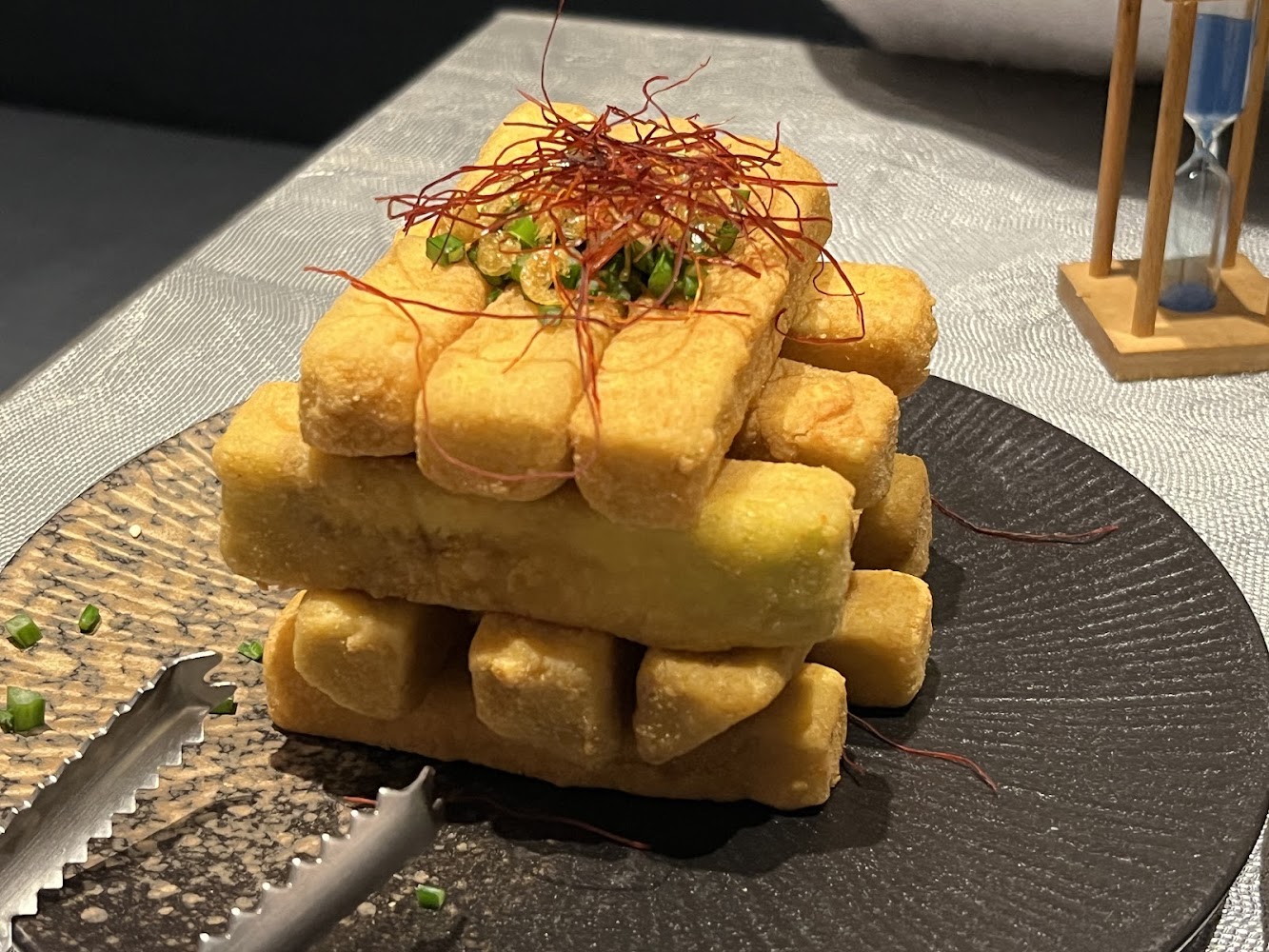 筷炒KUAICHAO黃金脆茄塔炸物