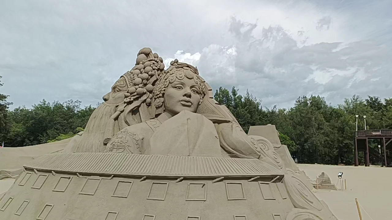 通霄沙雕藝術區人物沙雕作品