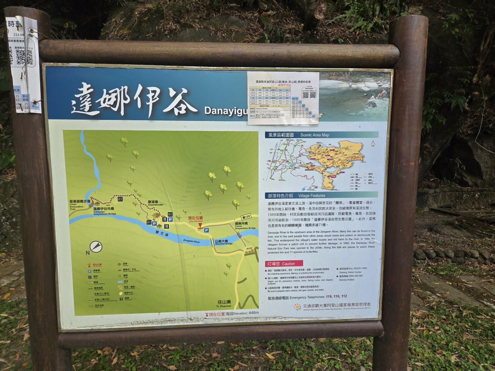 達娜伊谷吊橋步道溪流景色