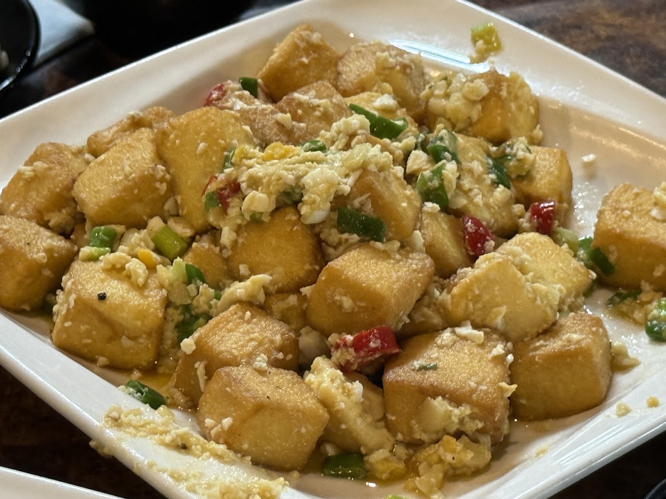鹹蛋豆腐料理