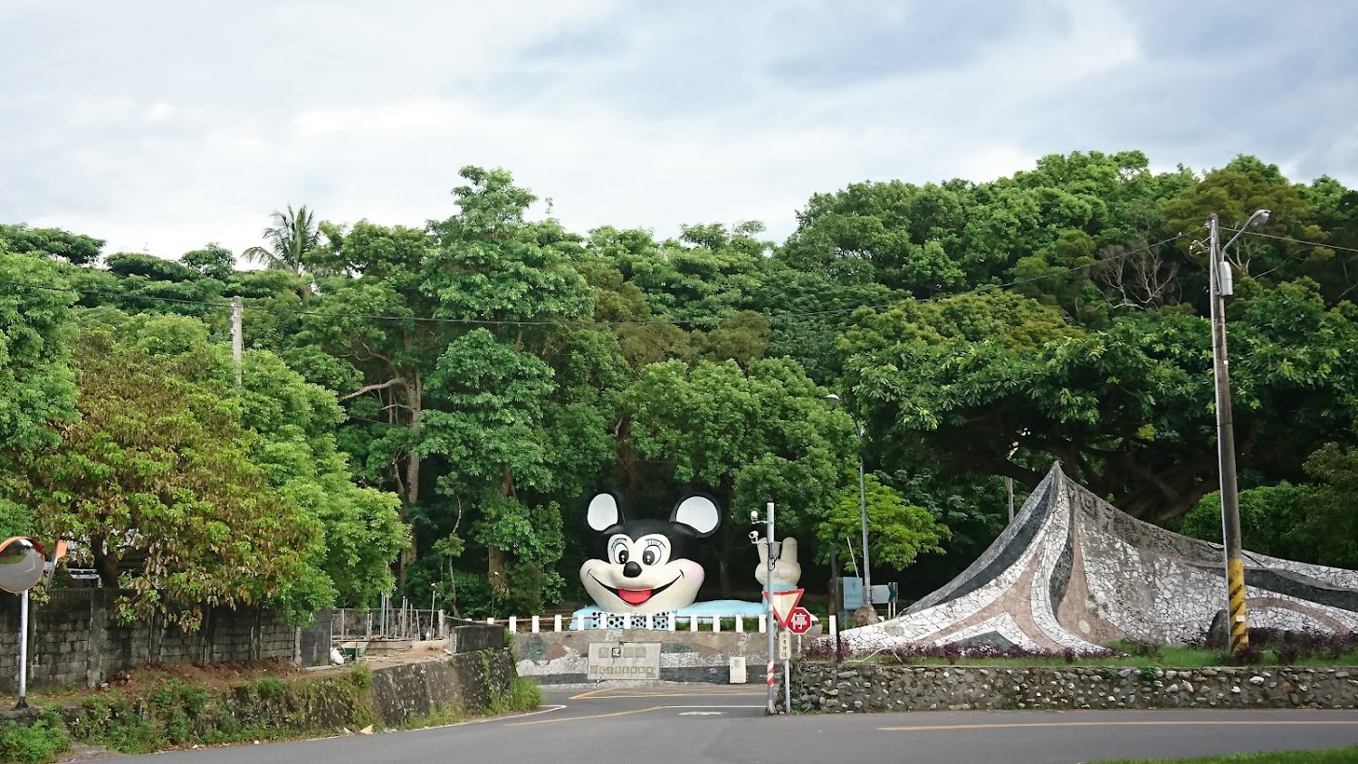 美崙山公園米奇造景