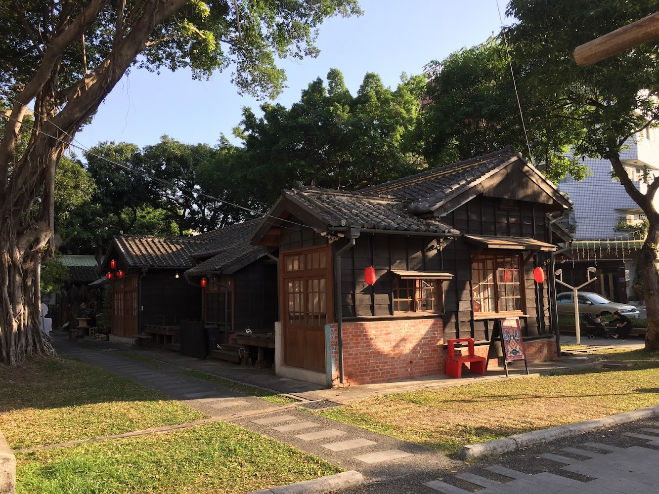 斗六警察宿舍日式木造建築與紅燈籠