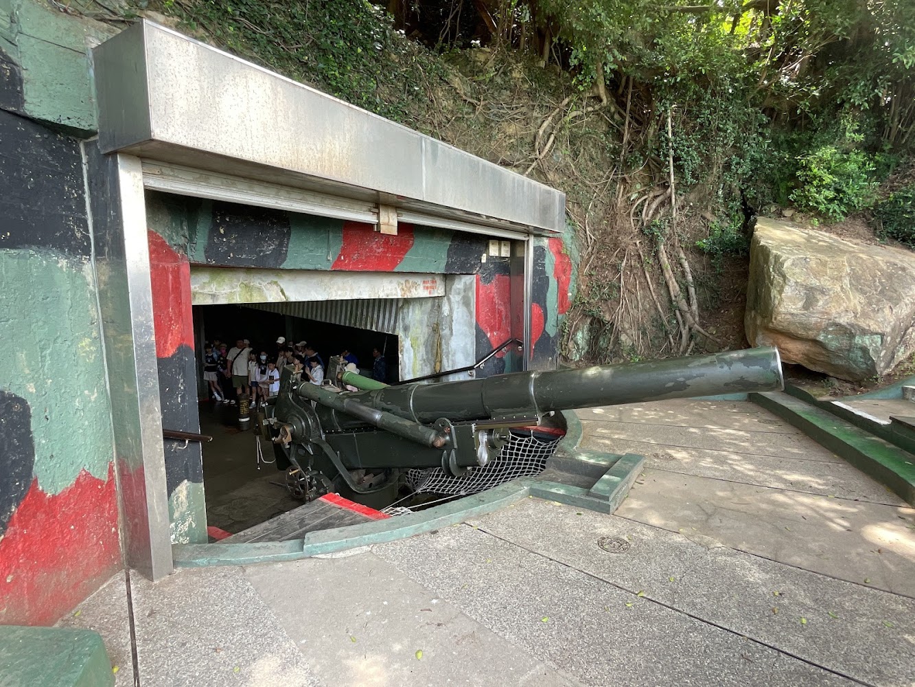 獅山砲陣地大型軍用炮台