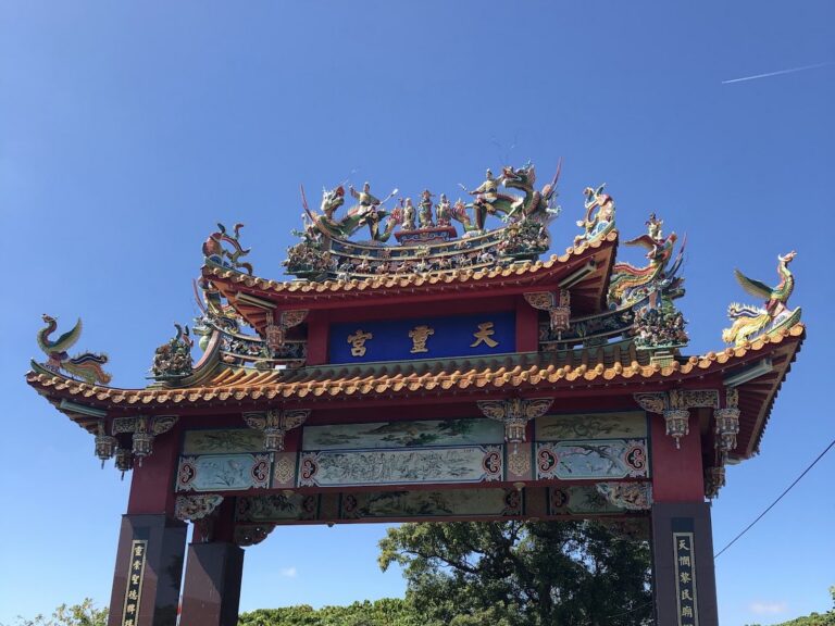 舊社天靈宮牌樓 台中后里景點