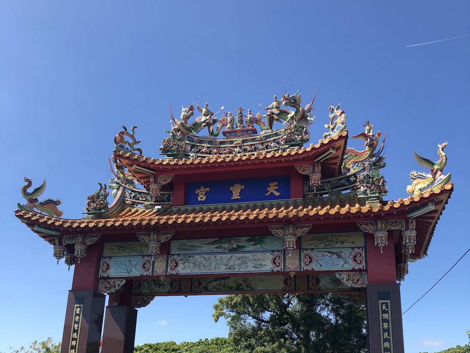 舊社天靈宮牌樓 台中后里景點