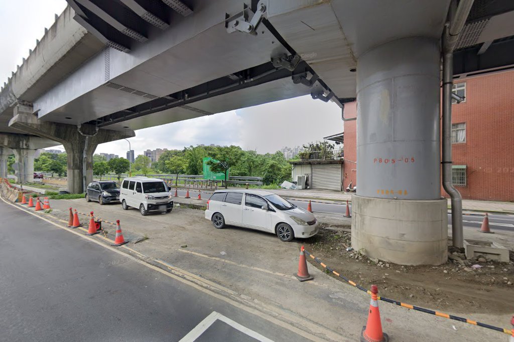 龍埔站周邊高架橋下方空間與停車現況
