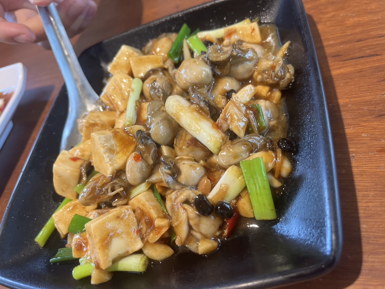 驛站食堂豆豉鮮蚵豆腐料理